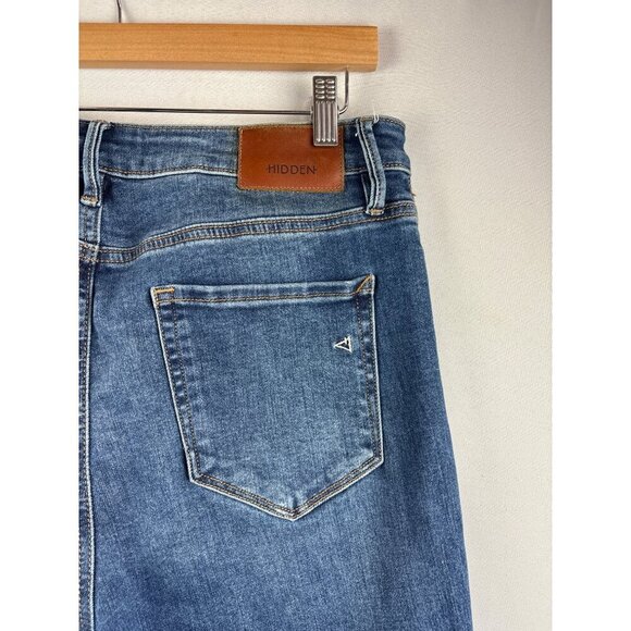 Hidden Los Angeles Womens Button-Fly High-Waisted Skinny Jeans Size 31 Blue Deni - Picture 6 of 6